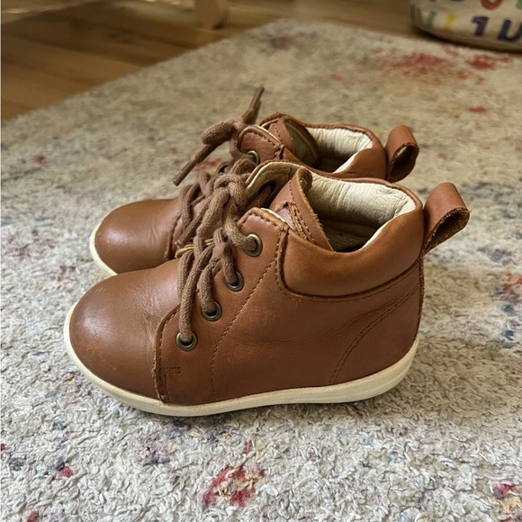 Pax Leather Boots- Camel Brown, 21 (5.5) - Picture 4 of 7